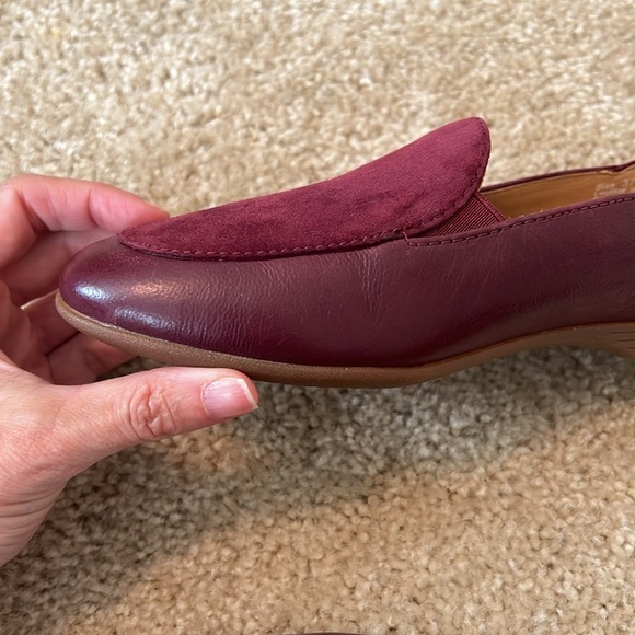 Dansko lace wine glazed leather red leather round toe size 37 - Picture 5 of 9